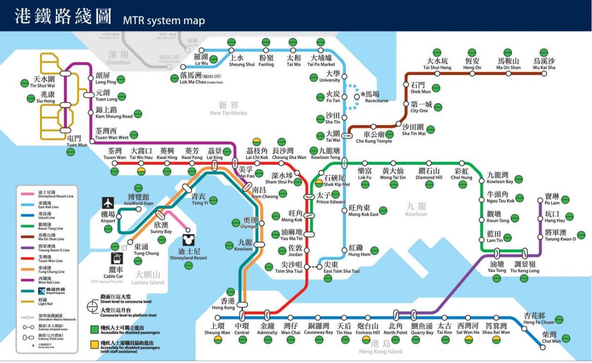 HK avtobus zemljevid