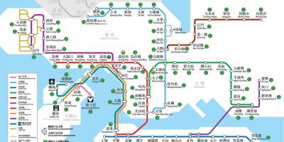 HK avtobus zemljevid