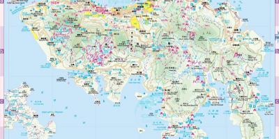 Brez povezave Hong Kong zemljevid