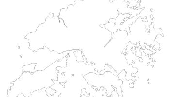 Hong Kong zemljevid oris