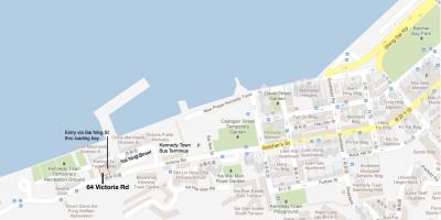MTR Kennedy mesto postaja zemljevid