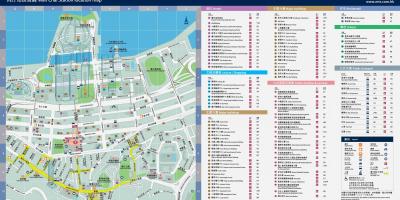 Wan Chai postaja MTR zemljevid