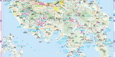 Hong Kong na zemljevidu